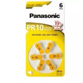 Baterie PANASONIC zinc-aer PR-230 (10) / 6LB AAA 1, 2V (Blister 6buc)