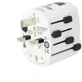 Adaptor de voiaj SKROSS PRO, 6.3A max., împământat, universal pentru întreaga lume