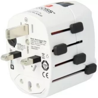 Adaptor de voiaj SKROSS PRO, 6.3A max., împământat, universal pentru întreaga lume