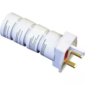 Adaptor de voiaj Solight, pliabil, alb Adaptor de voiaj Solight, pliabil, alb
