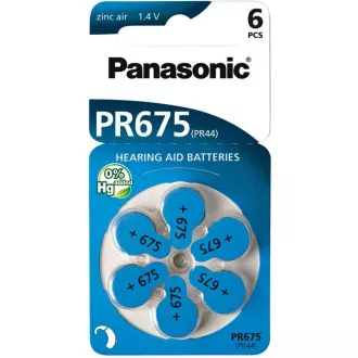 Baterie PANASONIC zinc-aer PR-675 (44) / 6LB AA 1, 2V (Blister 4buc)