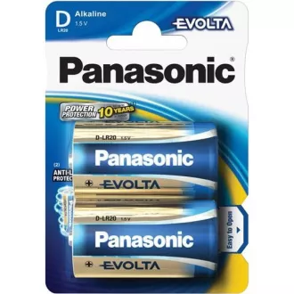 Baterii alcaline PANASONIC EVOLTA Platinum LR20EGE / 2BP D 1.5V (Blister 2buc) Baterii alcaline PANASONIC EVOLTA Platinum LR20EGE / 2BP D 1.5V (Blister 2buc)
