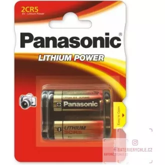 PANASONIC Litiu - baterie FOTO 2CR-5L / 1BP 6V (blister - 1buc)