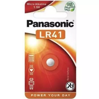 Baterie alcalina MICRO PANASONIC LR-41EL / 1B 1, 5V (Blister 1buc)