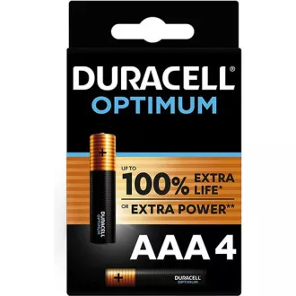 Baterii Duracell OPTIMUM AAA 2400 K4, pachet de 4