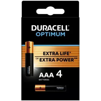 Baterii Duracell OPTIMUM AAA 2400 K4, pachet de 4