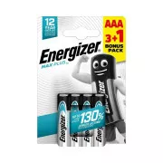 Energizer LR03/4 Max Plus AAA 3 1 gratuit