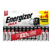 Energizer LR6/12 Max AA 8 4 gratuit