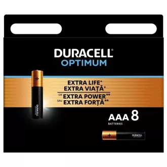 Baterii Duracell OPTIMUM AAA 2400 K8, pachet de 8