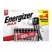 Energizer LR03/16 Max AAA 12+4 gratuit