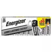 Baterii alcaline Energizer LR6/20 Everyday AA, pachet de 20