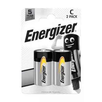 Baterii alcaline Energizer LR14/2 Everyday C cu o singură celulă, pachet de 2