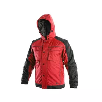 Geaca CXS IRVINE, iarna, barbati, rosu-negru, marimea 2XL