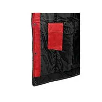 Geaca CXS IRVINE, iarna, barbati, rosu-negru, marimea 2XL