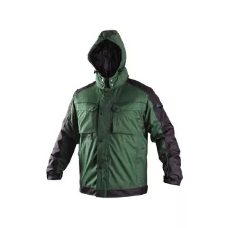 Geaca CXS IRVINE, iarna, barbati, verde-negru, marimea XL