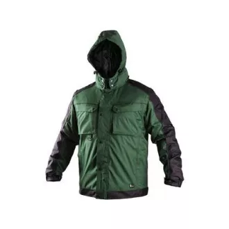 Geaca CXS IRVINE, iarna, barbati, verde-negru, marimea 3XL
