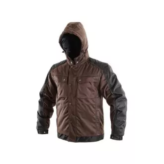 Geaca CXS IRVINE, iarna, barbati, maro-negru, marimea 2XL