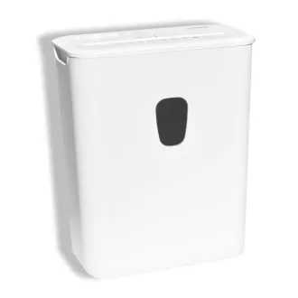 Tocător de documente DESQ, 4 x 38 mm, 15l, tăiere transversală, alb Tocător de documente DESQ, 4 x 38 mm, 15l, tăiere transversală, alb