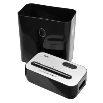 Tocător de documente DESQ, 4 x 29 mm, 18l, tăiere transversală