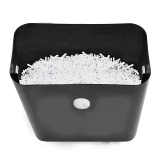 Tocător de documente DESQ, 4 x 29 mm, 18l, tăiere transversală