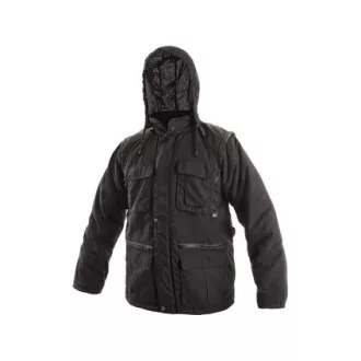 Geaca de iarna barbati GEORGIA, neagra, marimea 3XL