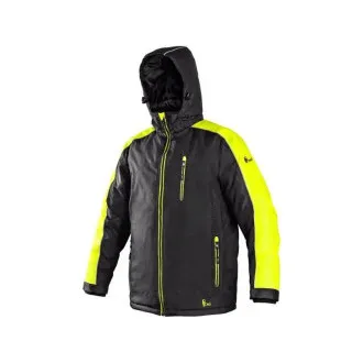Geacă CXS BRIGHTON, iarnă, bărbătească, negru-galben, mărimea 4XL Geacă CXS BRIGHTON, iarnă, bărbătească, negru-galben, mărimea 4XL
