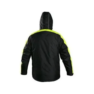 Geacă CXS BRIGHTON, iarnă, bărbătească, negru-galben, mărimea 4XL Geacă CXS BRIGHTON, iarnă, bărbătească, negru-galben, mărimea 4XL