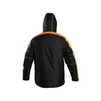 Geacă CXS BRIGHTON, iarnă, bărbătească, negru-portocaliu, mărimea 2XL Geacă CXS BRIGHTON, iarnă, bărbătească, negru-portocaliu, mărimea 2XL