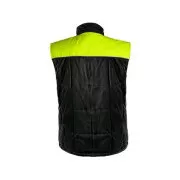 Vesta de iarna pentru barbati SEATTLE, fleece, negru-galben, marimea M