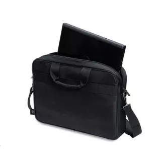 DICOTA Value Toploading Kit 14-16, Geantă pentru laptop cu mouse optic inclus, neagră
