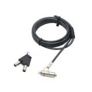 Cablu de securitate DICOTA Nano Lock Ultra Slim cu cheie principală, slot 2,5x6 mm
