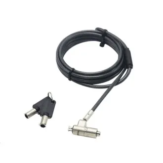 Cablu de securitate DICOTA Nano Lock Ultra Slim cu cheie principală, slot 2,5x6 mm