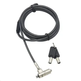 Cablu de securitate DICOTA Nano Lock Ultra Slim cu cheie principală, slot 2,5x6 mm