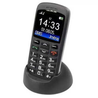 Aligator A670 Senior, negru + suport de încărcare
