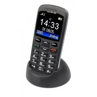 Aligator A670 Senior, negru + suport de încărcare