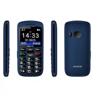 Aligator A670 Senior, negru + suport de încărcare
