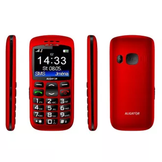 Aligator A670 Senior, negru + suport de încărcare