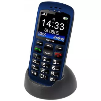 Aligator A670 Senior, albastru + suport de încărcare