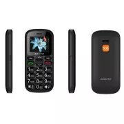 Aligator A321 Senior Dual SIM, gri-negru + suport de încărcare