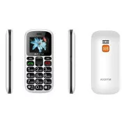 Aligator A321 Senior Dual SIM, alb + suport de încărcare