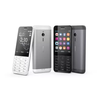 Nokia 230 Dual SIM, argintiu închis