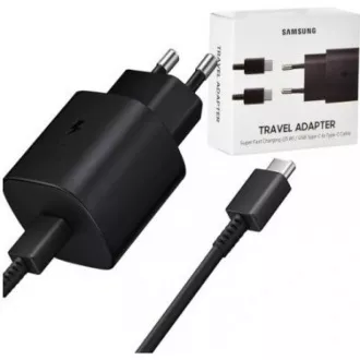 Încărcător de voiaj Samsung EP-TA800XWE, Quickcharge 25W, conector USB-C, alb