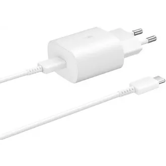 Încărcător de voiaj Samsung EP-TA800NWE, Quickcharge 25W, USB-C, alb
