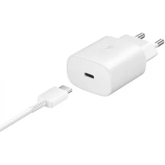 Încărcător de voiaj Samsung EP-TA800NWE, Quickcharge 25W, USB-C, alb