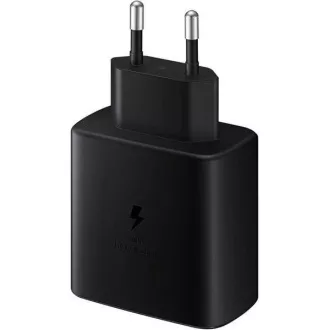 Încărcător de călătorie Samsung EP-T4510XBE, încărcare rapidă 45W, USB-C   cablu de date USB-C, negru