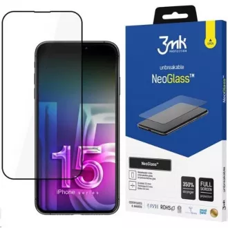 3mk NeoGlass Black pentru Apple iPhone 15 Pro Max 3mk NeoGlass Black pentru Apple iPhone 15 Pro Max