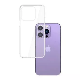 Husă de protecție 3mk Clear Case pentru Apple iPhone 15 Pro, transparentă