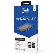 Husa de protecție din sticlă securizată 3mk HardGlass Max Lite Neagră pentru Apple iPhone 15 Pro