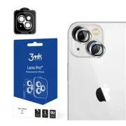 3mk Camera Protector pentru aparat de fotografiat Lentile de protecție Pro pentru Apple iPhone 15 Plus, argintiu