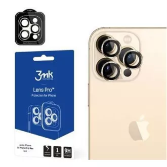 3mk Lens Protection Pro pentru Apple iPhone 15 Pro Max, auriu închis